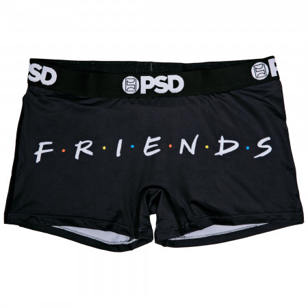 Friends Logo Microfiber Blend PSD Boy Shorts Underwear